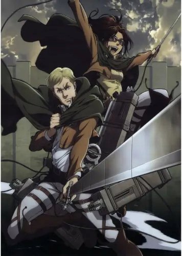 Plakat Anime Attack on Titan aot_030 A3 (custom)