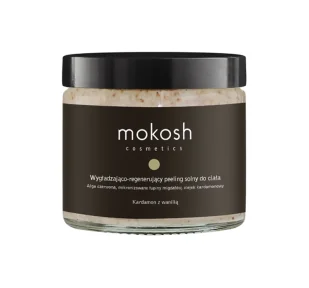 Mokosh wygładzająco-regenerujący peeling solny do ciała Kardamon z Wanilią 300g - Peelingi do ciała - miniaturka - grafika 1