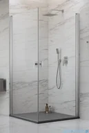 Kabiny prysznicowe - Radaway Nes Kdd I Brushed Nickel kabina 80x80cm szczotkowany nikiel 10021080-91-01L/10021080-91-01R - miniaturka - grafika 1