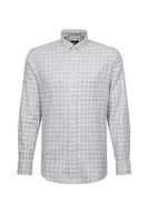 Koszule męskie - Seidensticker Męska koszula z długim rękawem Regular Fit, szary, XL - miniaturka - grafika 1