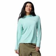 Bluzy damskie - Damska bluza z kapturem Columbia Skien Valley Hoodie spray - L - miniaturka - grafika 1