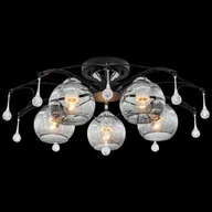 Lampy sufitowe - Elem Ankara lampa sufitowa 5-punktowa czarna/chrom 1985/5 BL 8C - miniaturka - grafika 1