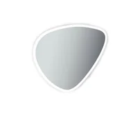 Lustra - Lustro łazienkowe led barwa neutralna asymetryczne 80x66 cm Lapis Ruke 408713 - miniaturka - grafika 1