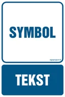 Systemy ekspozycyjne i znaki informacyjne - ZNAK NA ZAMÓWIENIE WZÓR D-003, PS - PŁYTA PCV 1MM FOTOLUMINESCENCYJNA; (150X225MM) - miniaturka - grafika 1