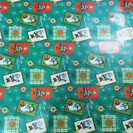 Opakowania i torebki na prezenty - Fastima Papier świąteczny zielony 57cmx20m 20m152 - miniaturka - grafika 1