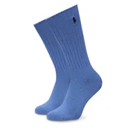 Skarpetki męskie - Skarpety wysokie unisex Polo Ralph Lauren 449915908015 Błękitny - miniaturka - grafika 1