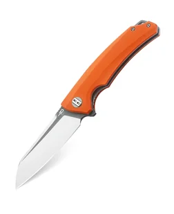 Nóż składany Bestech Texel Orange G10, Grey Titanized / Satin D2 (BG21D-2) - Noże - miniaturka - grafika 1