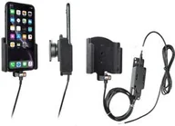 Uchwyty samochodowe do telefonów - Uchwyt do Apple iPhone 11 z wbudowaną ładowarką samochodową do instalacji na stałe - miniaturka - grafika 1