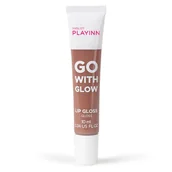 Błyszczyki do ust - Inglot Błyszczyk do ust GO WITH GLOW INGLOT PLAYINN GO WITH NUDE 21 8.0 ml - miniaturka - grafika 1
