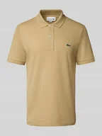 Koszulki męskie - Koszulka polo o kroju slim fit z czystej bawełny - miniaturka - grafika 1