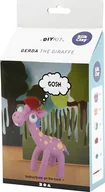 Zabawki kreatywne - Creativ Company Fioletowa żyrafa z masy Silk Clay - miniaturka - grafika 1