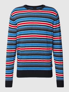 Swetry męskie - Sweter z dzianiny z czystej bawełny - grafika 1