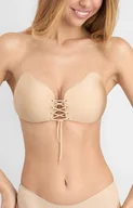 Biustonosze - Marilyn biustonosz samonośny z wiązaniem do sukienki bez pleców Andy, Kolor beżowy, Rozmiar C, Marilyn - Intymna - miniaturka - grafika 1