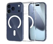 Etui i futerały do telefonów - Tech-Protect Flexair Magsafe do Iphone 17 Pro Max Clear - miniaturka - grafika 1