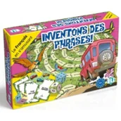 Książki do nauki języka francuskiego - Inventons des phrases! - gra językowa z polską instrukcją i suplementem - dostępny od ręki, wysyłka od 2,99 - miniaturka - grafika 1