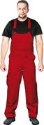 Odzież robocza - Lh-Bister Spodnie Robocze Ogrodniczki Czerwone 52 - miniaturka - grafika 1