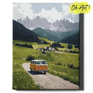 Obraz Malowanie Po Numerach 40X50 Cm / Podróż W Góry / Oh Art - Malowanie po numerach - miniaturka - grafika 1