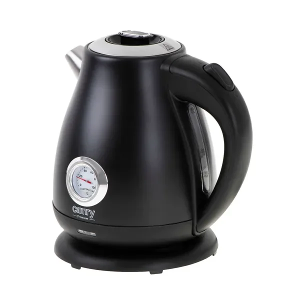 CR 1344 black Czajnik metalowy z termometrem 1,7L