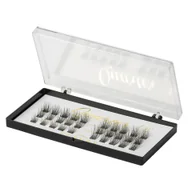 Sztuczne rzęsy i akcesoria - Luxury Lashes Luxury Quarter 8-10-12-14 MIX Intensywnie czarne kępki rzęs MIX - miniaturka - grafika 1