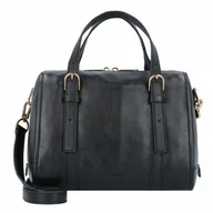 Torebki damskie - Fossil Carlie Handbag Leather 26 cm czarny - miniaturka - grafika 1