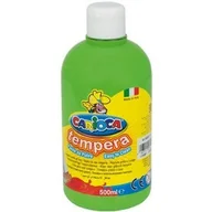 Przybory szkolne - Carioca Farba tempera jasnozielona 500ml - miniaturka - grafika 1