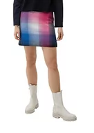 Spódnice - s.Oliver Spódnica damska w kratkę, niebieski, 36 - miniaturka - grafika 1