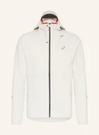 Kurtki i kamizelki sportowe męskie - Asics Kurtka Do Biegania Metarun Waterproof beige - ASICS - miniaturka - grafika 1