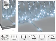 Taśmy LED - ŁAŃCUCH ŚWIETLNY 40LED WHITE SOFT WIRE 3m - miniaturka - grafika 1
