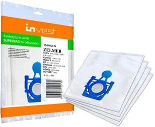 Najwyższa jakość! Worki do odkurzacza Zelmer 4szt. - Worki do odkurzaczy - miniaturka - grafika 1