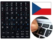 Tuning komputera - akcesoria - Naklejki Na Klawiaturę Laptopa Pc Czeski - miniaturka - grafika 1