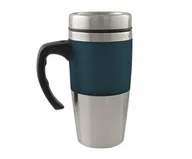 Kubki termiczne - Kubek termiczny rączką 420 ml VIP (granatowy) navy - miniaturka - grafika 1