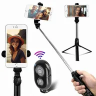 Monopody - CoolStaff Rozkładany Statyw Selfiestick Monopod Uchwyt Na Telefon z Pilotem Bluetooth - miniaturka - grafika 1