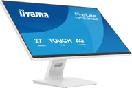 Monitory - iiyama ProLite T2752MSC-W1AG 27" FHD dotykowy Biały - miniaturka - grafika 1