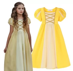 Sukienka Przebranie Bella Na Lato Midi 110/116 - Sukienki Sukienka Przebranie Bella Na Lato Midi 110/116 - Sukienki - miniaturka - grafika 1