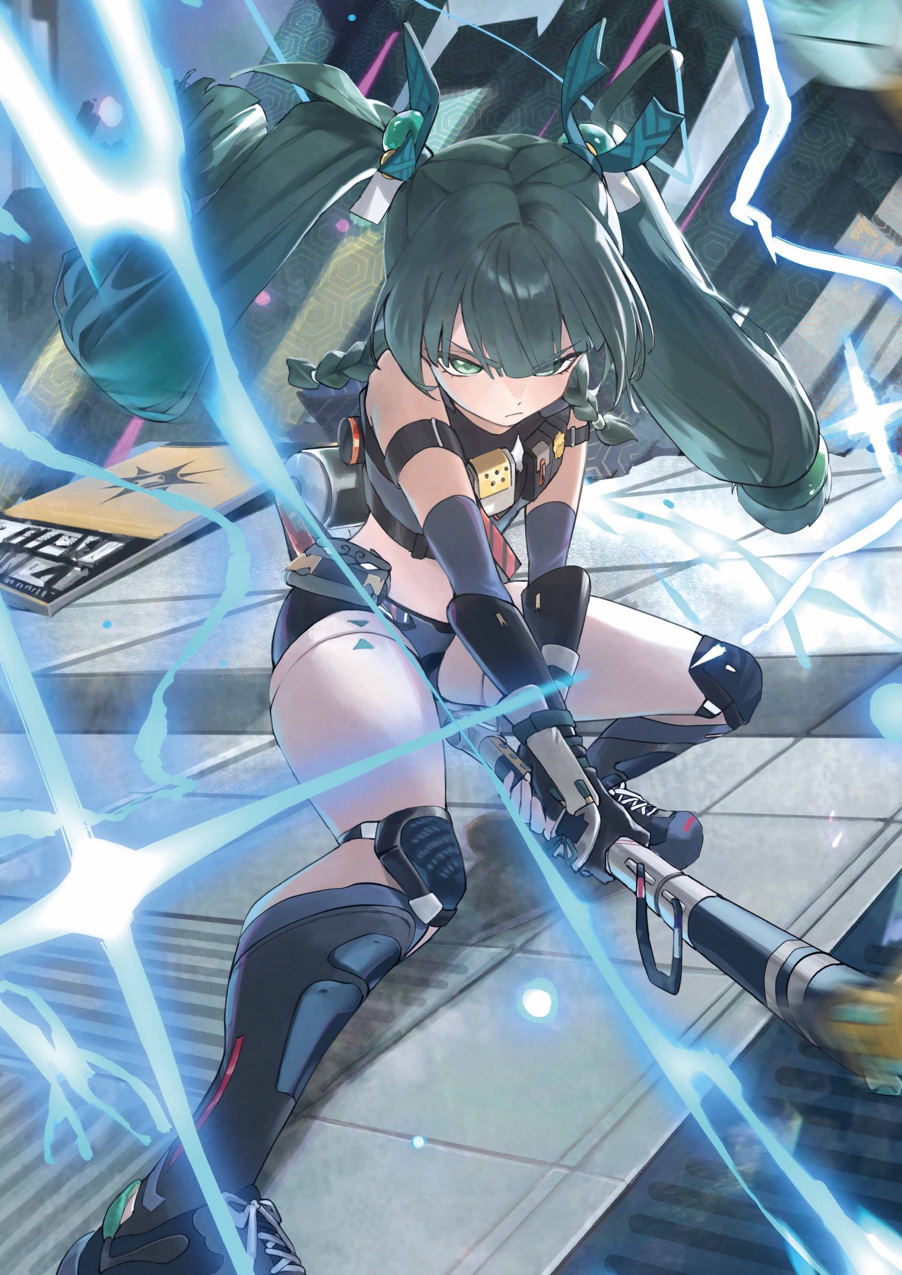 Plakat A3 Zenless Zone Zero Zzz Anime Gra Qingyi