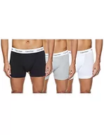 Spodenki damskie - Calvin Klein 3p Trunk Bokserki (szorty) Mężczyźni , Black/White/Grey Heather , M - miniaturka - grafika 1