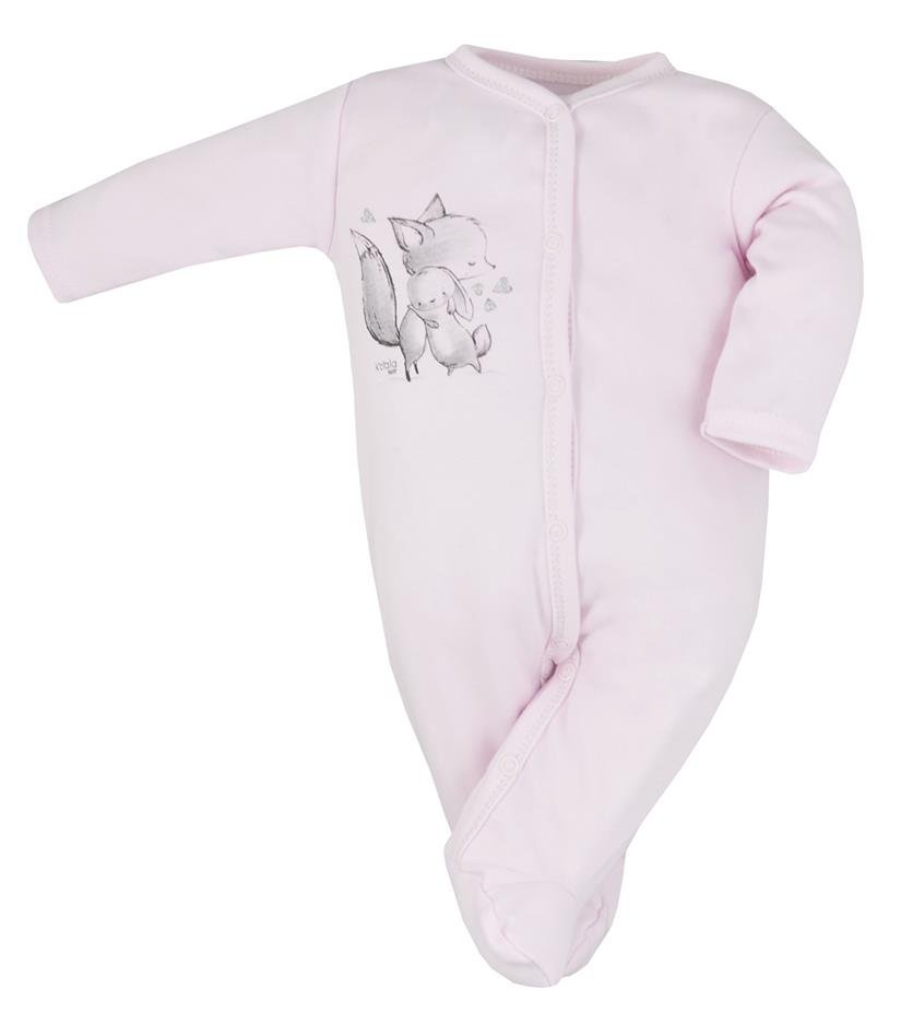 Pajac dla niemowlaka różowy Foxy, Koala Baby 74