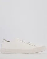 Trampki męskie - SKÓRZANE TRAMPKI MĘSKIE G-02 WHITE - Venezia - miniaturka - grafika 1