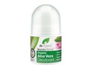 Dezodoranty i antyperspiranty dla kobiet - Dr. Organic DR Organic Aloe dezodorant 50 ML DRC08001 - miniaturka - grafika 1