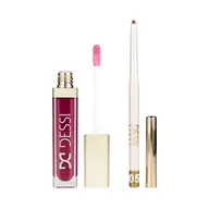 Zestawy kosmetyków damskich - Dessi Cosmetics Zestaw Błyszczyk Creamy Cover Lip Tint 116 Cherry + Konturówka do ust 05 - miniaturka - grafika 1