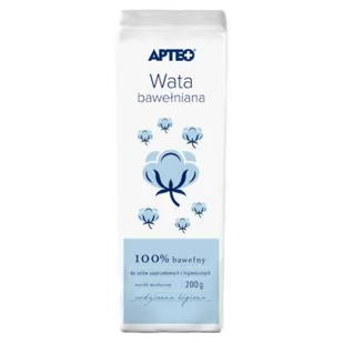 Synoptis Apteo wata bawełniana 200 g 9084914 - Apteczki i materiały opatrunkowe - miniaturka - grafika 1