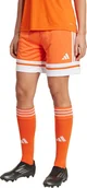 Spodnie sportowe damskie - Adidas Spodenki damskie adidas Squadra 25 pomarańczowe JC8660 M - miniaturka - grafika 1