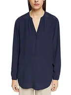 Bluzki damskie - ESPRIT Damska bluzka 993EE1F316, 400/NAVY, XS, 400/granatowy, XS - miniaturka - grafika 1