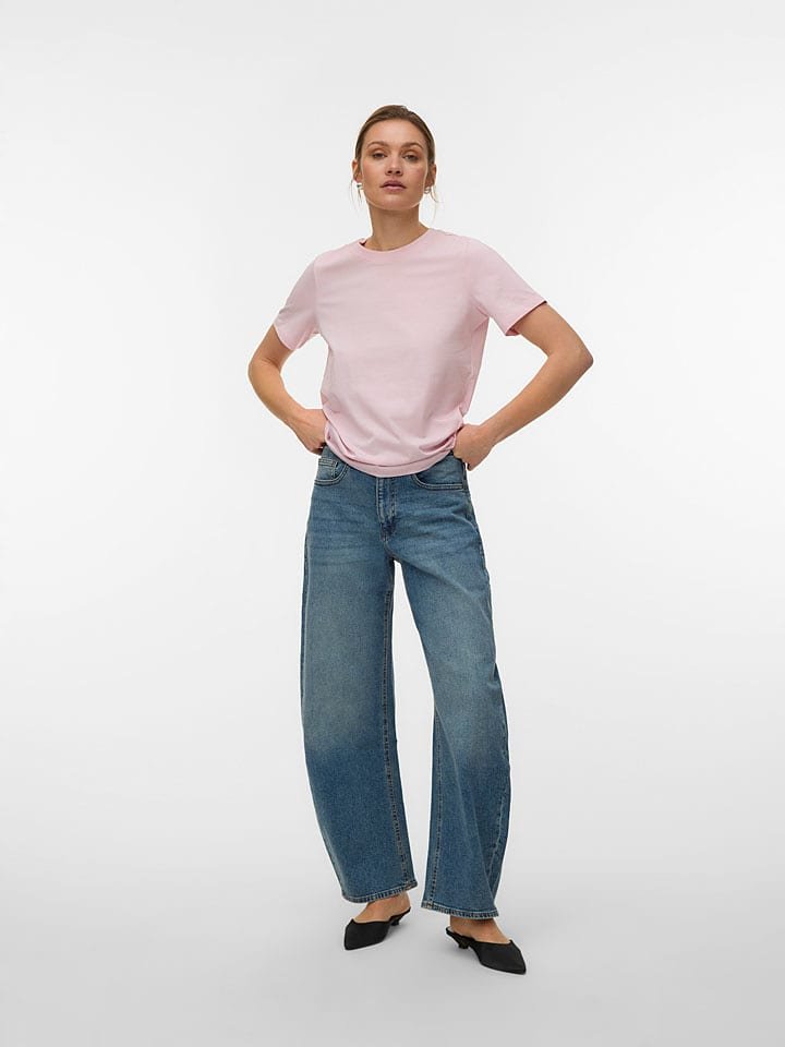 Vero Moda Koszulka w kolorze jasnoróżowym