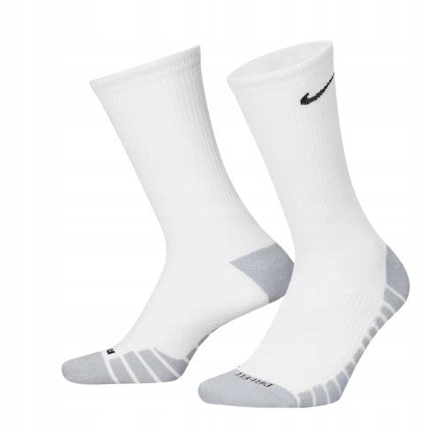 Nike Białe Skarpetki Sportowe Z Płaskim Szwem I Logo 35-38 J2A
