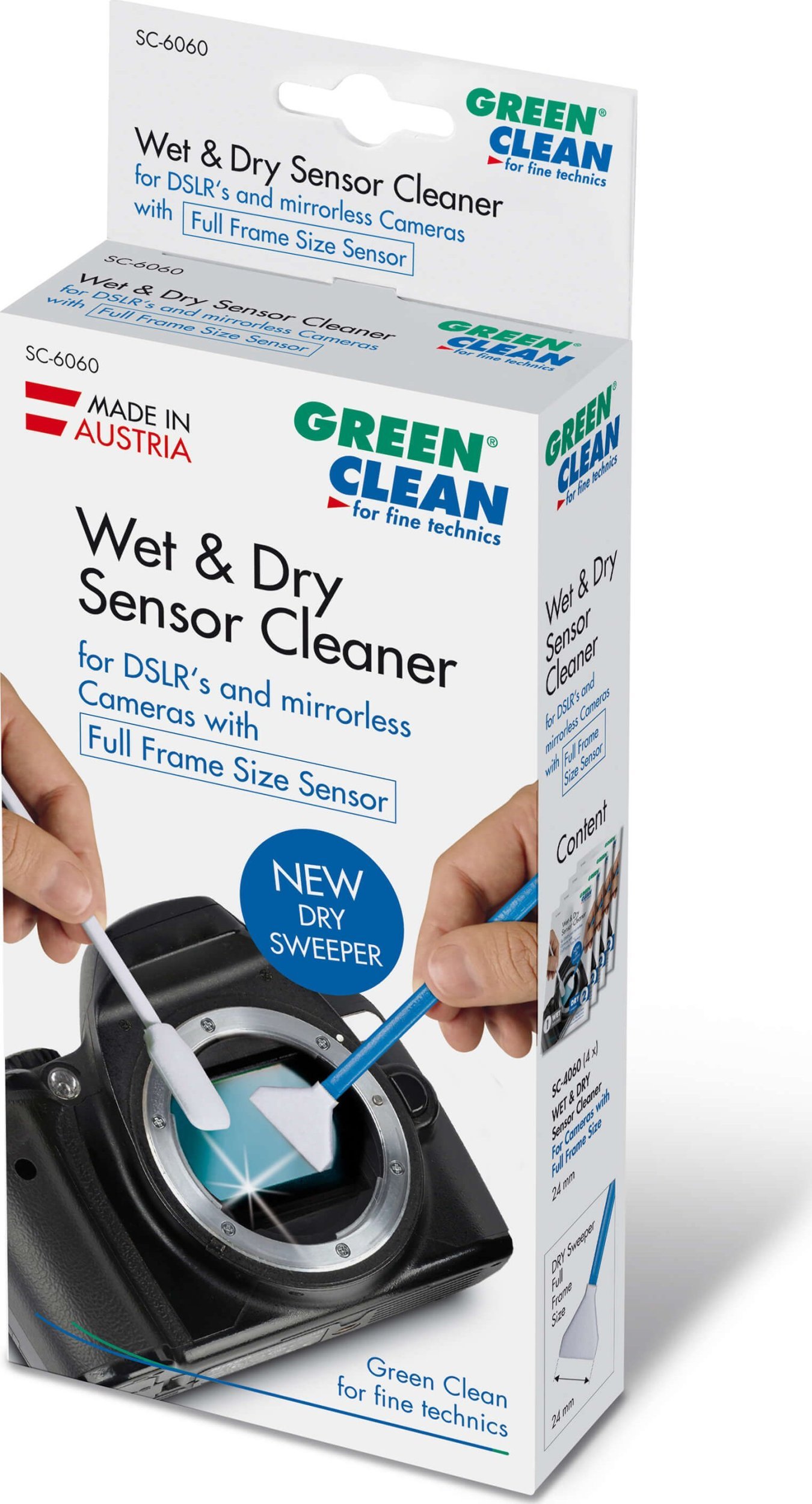 Green Clean Szpatułki Full Frame - 100 kpl. wilgotna + sucha GCSC-6060-100