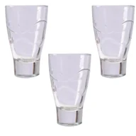 Kubki - KUBEK SZKLANKA SZKLANKI DO NAPOJÓW 370 ml ZESTAW KOMPLET 3 szt - miniaturka - grafika 1