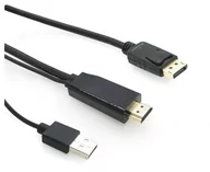 Kable komputerowe i do monitorów - Microconnect Hdmi To Displayport Converter Cable, 1M - miniaturka - grafika 1
