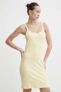 Sukienki - Fila sukienka Brillon kolor żółty mini dopasowana FAW0704 - miniaturka - grafika 1