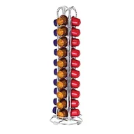 Pozostałe akcesoria kuchenne - Fackelmann Stojak na kapsułki z kawą FACKELMANN 20993 / na 40 kapsułek / metal chromowany / wys. 37,6 cm 4008033209939 - miniaturka - grafika 1